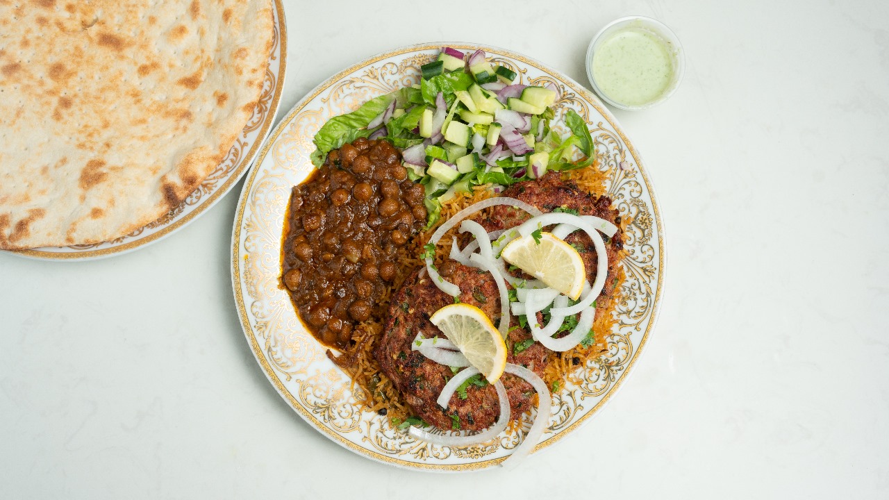 Afghani Chicken Chapli Kabob